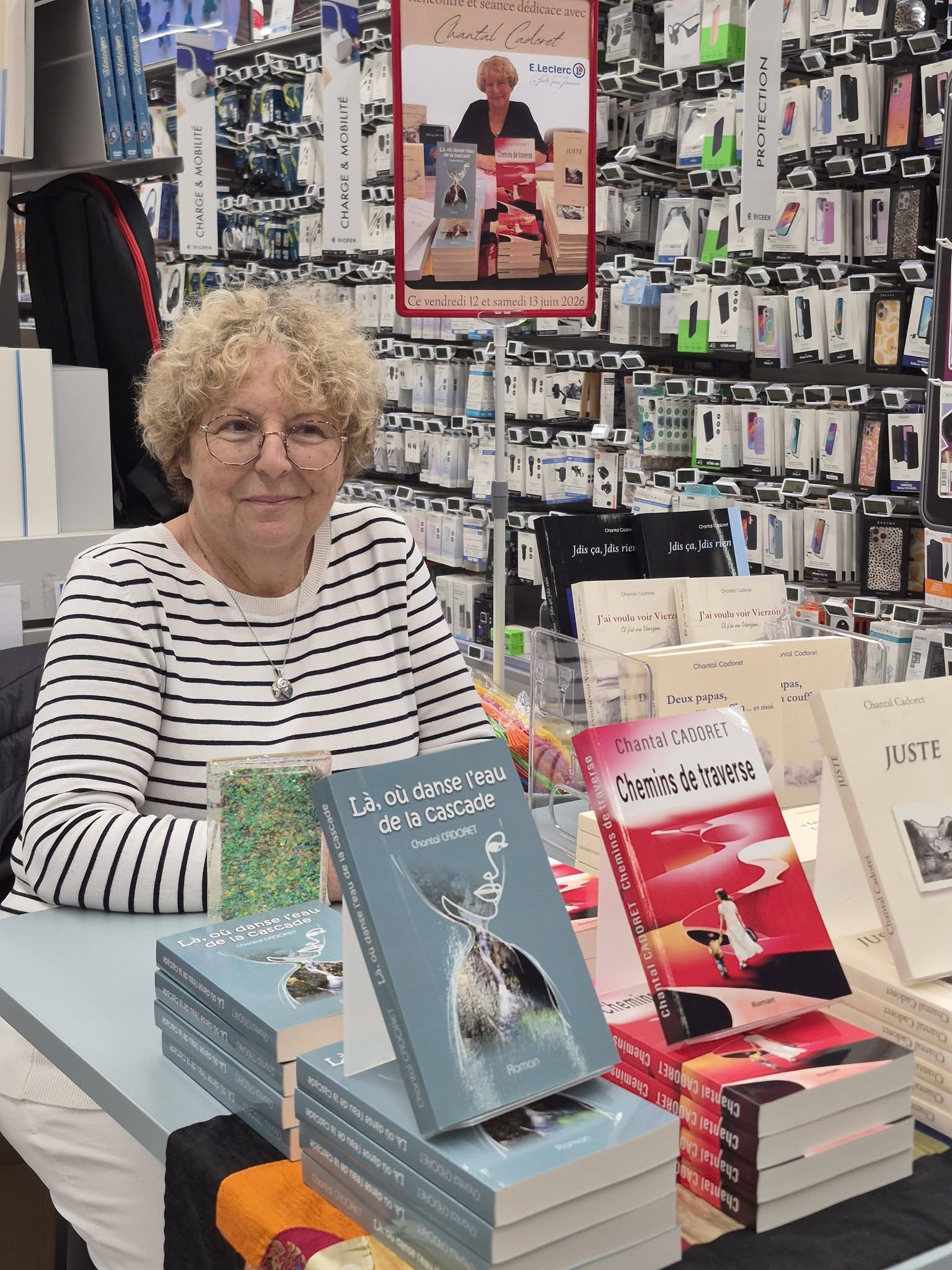 Chantal Cadoret en dédicace